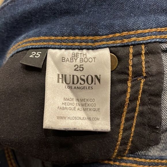 Hudson Denim Jeans‎ Blue Size 25 Beth Baby Boot - Picture 7 of 11